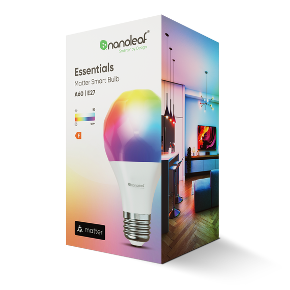 Розумна лампа Nanoleaf Essentials Smart A60, E27, 9W, Apple Homekit, Matter
