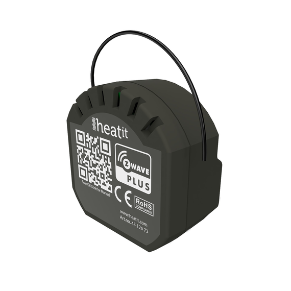 Релейний термостат теплої підлоги з лічильником електроенергії Heatit ZM Thermostat 16А, зображення 2