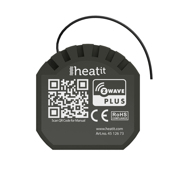 Релейний термостат теплої підлоги з лічильником електроенергії Heatit ZM Thermostat 16А, зображення 3