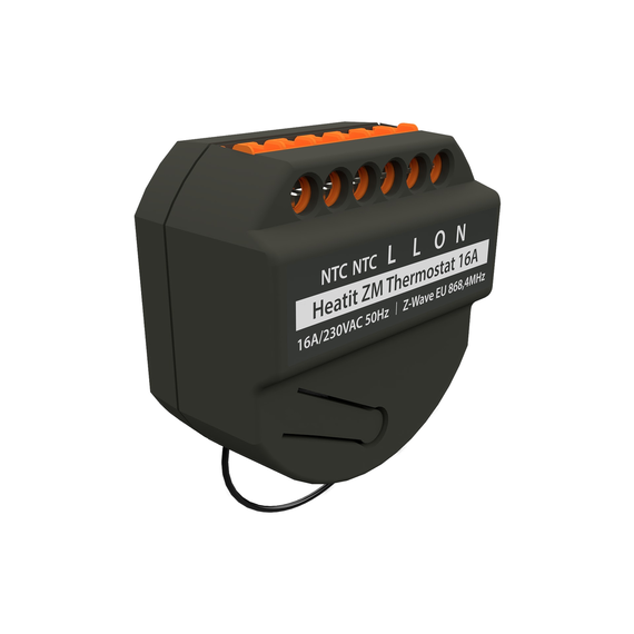 Релейний термостат теплої підлоги з лічильником електроенергії Heatit ZM Thermostat 16А, зображення 6