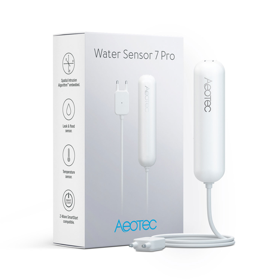 Датчик протікання, температури та вологості Aeotec Water Sensor 7 Pro - AEOEZWA019, зображення 2