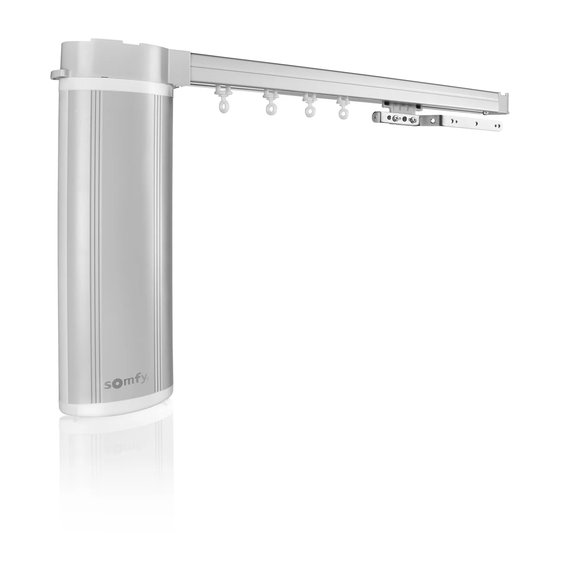 Електрокарниз Somfy Movelite 35 WT/DCT у зборі, 220В, управління вимикач, розумний будинок, Живлення: 220В, Довжина карниза: 1м, Тип приводу карниза: Movelite 35 WT/DCT