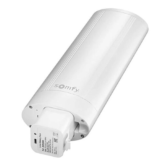 Електрокарниз Somfy Movelite WireFree 35 RTS у зборі, Акумуляторний, керування пульт радіо, Живлення: Встроенный аккумулятор, Довжина карниза: 1м, Тип приводу карниза: Movelite WireFree 35 RTS, зображення 2