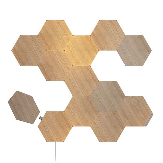 Умная система освещения Nanoleaf Elements - Hexagons Starter Kit Apple Homekit - 13 шт., Питание: 220В, Количество панелей: 13, изображение 2