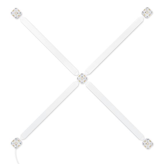 Розумна система освітлення Nanoleaf Lines 90 Degrees Smarter Kit Apple HomeKit - 4 шт., Живлення: 220В, Кількість панелей: 4, зображення 3