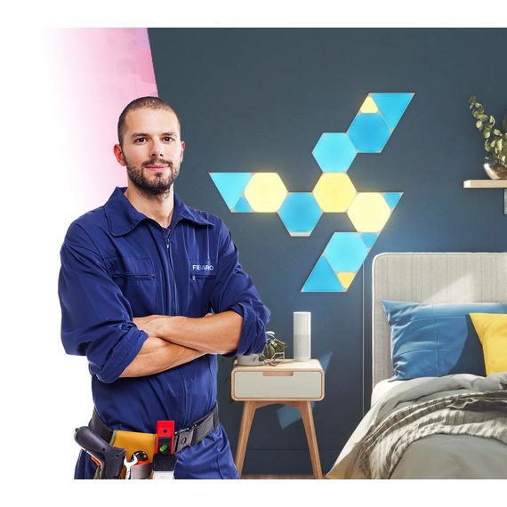Встановлення та налаштування світильників Nanoleaf
