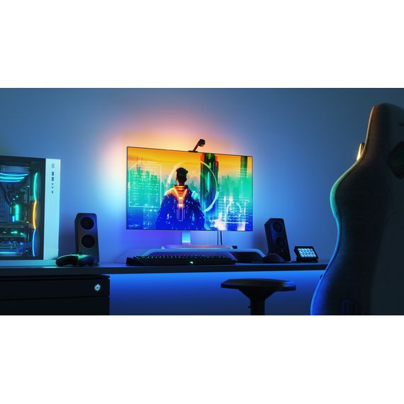 Набор адаптивной Ambilight подсветки Nanoleaf 4D Screen Mirror + Lightstrip Kit (Для ТВ и мониторов до 65"), изображение 7