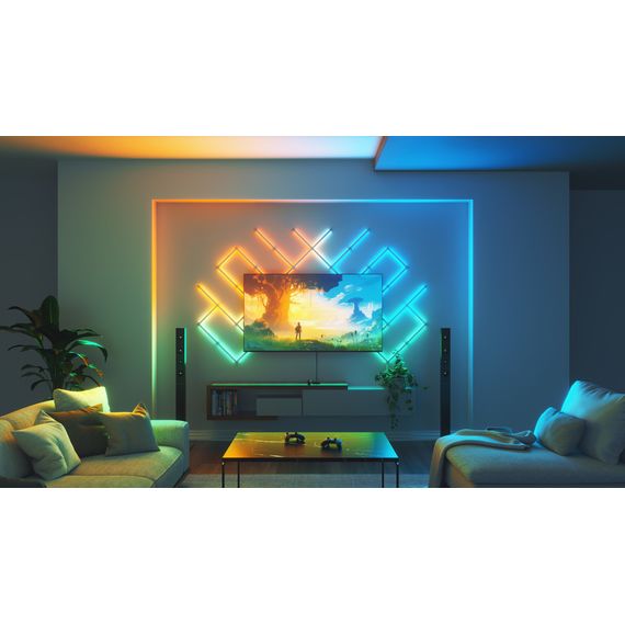 Набор адаптивной Ambilight подсветки Nanoleaf 4D Screen Mirror + Lightstrip Kit (Для ТВ и мониторов до 65"), изображение 8