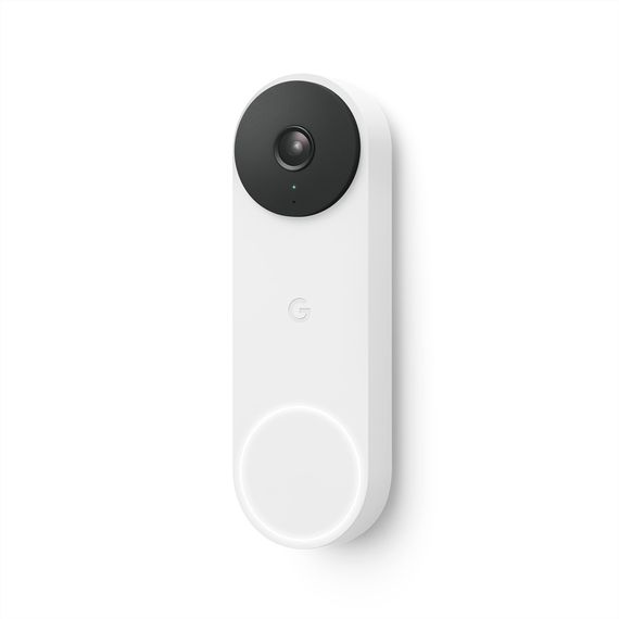 Розумний домофон Google Nest Doorbell 2nd Gen (Дротовий), Живлення: 24В, Колір: Белый
