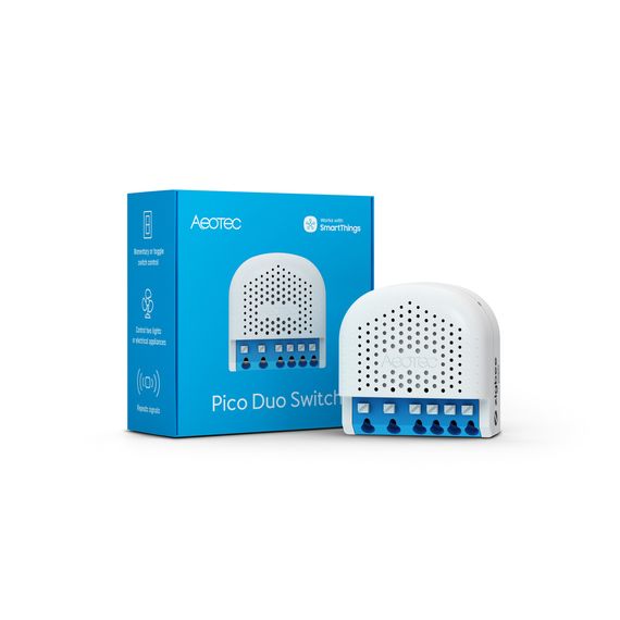 Подвійне вставне реле з лічильником електроенергії Aeotec Pico Duo Switch Zigbee - ZGA003
