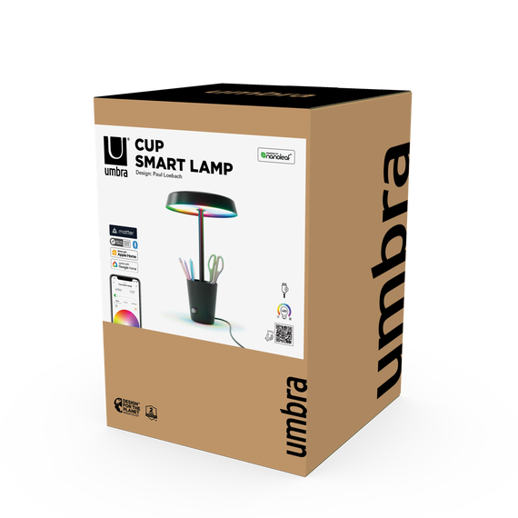 Умная настольная лампа Nanoleaf Umbra Cup, RGBW, 2700-6500K, 320 лм, Apple Homekit, Matter, изображение 4