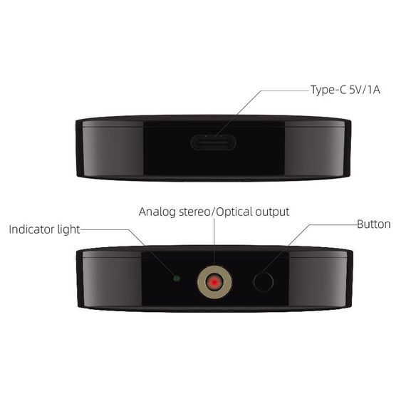 Сетевой аудио Hi-Fi стример iEast OlioStream, Wi-Fi 2.4G/5G, Bluetooth 5.0, Airplay, DLNA, Apple Homekit, изображение 3