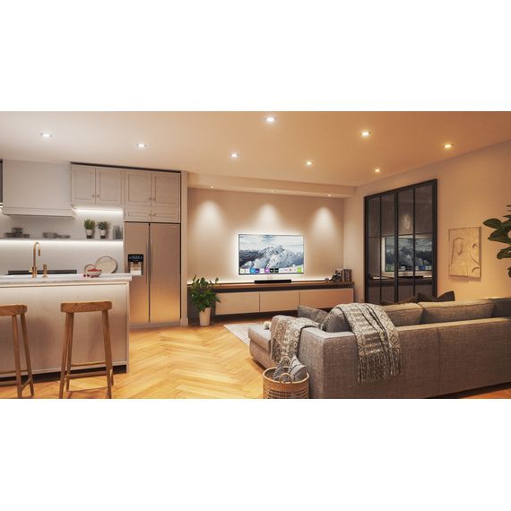 Умный потолочный светильник Nanoleaf Essentials Matter Smart Recessed Downlight, 6 Вт, Apple Homekit - 4 шт., зображення 5