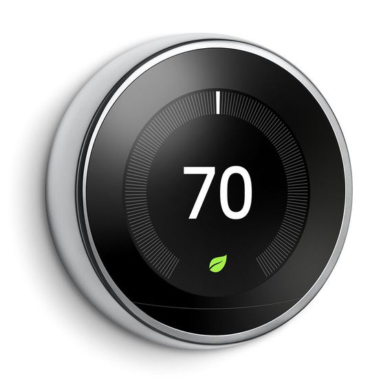 Термостат настенный Nest Learning Thermostat Gen3, Американская версия, Питание: 24В, Цвет: Металлик