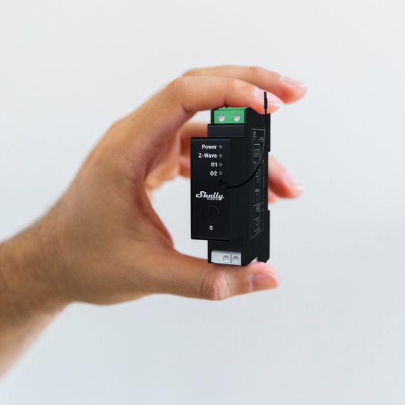 Модуль управления мотором карнизов, роллет, жалюзи Shelly Qubino Wave Z-Wave Pro Shutter, изображение 2