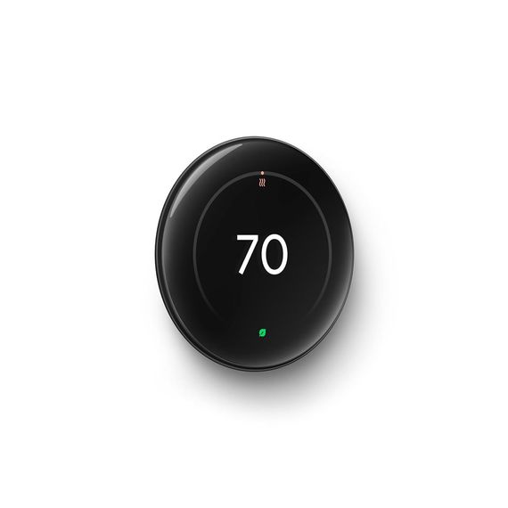 Термостат настінний Google Nest Learning Thermostat (4th Gen), Американська версія, Живлення: 24В, Колір: Черный, зображення 2