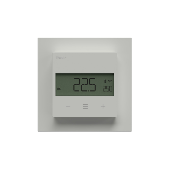 Беспроводной комнатный термостат Heatit Z-Temp3, Питание: Батарейки, Цвет: Белый 