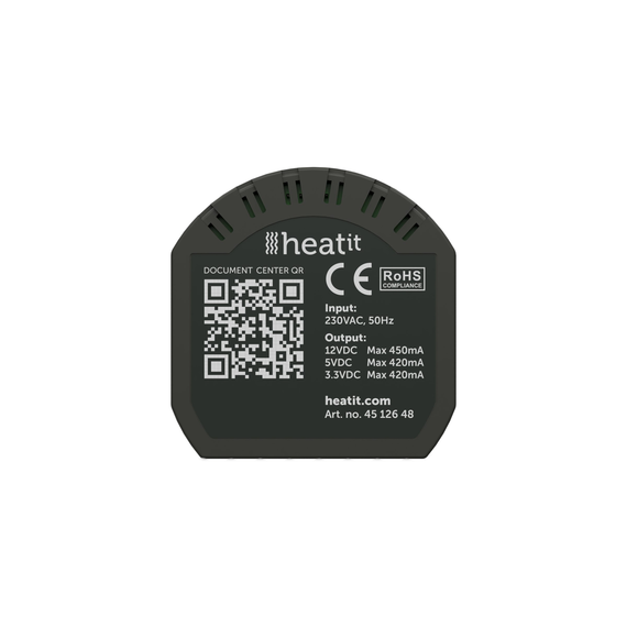 Трансформатор 220В в 12В, 5В або 3.3В Heatit Transformer 230VAC, зображення 8