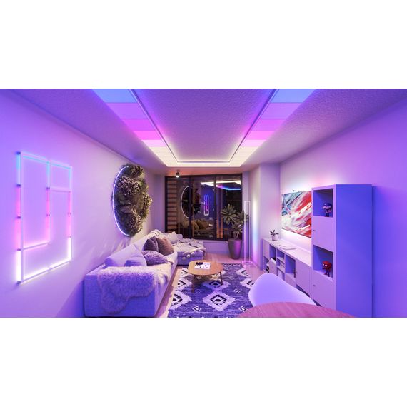 Додатковий розумний модульний стельовий світильник Nanoleaf Skylight Expansion Pack — 1 шт., Apple Homekit, Живлення: 220В, Кількість панелей: 1, Колір: Белый, зображення 4