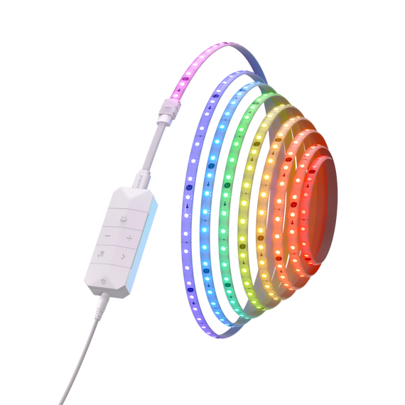 Адресна світлодіодна стрічка RGB Nanoleaf Smart Addressable Multicolor HD Lightstrip — 5 м, Matter, Homekit