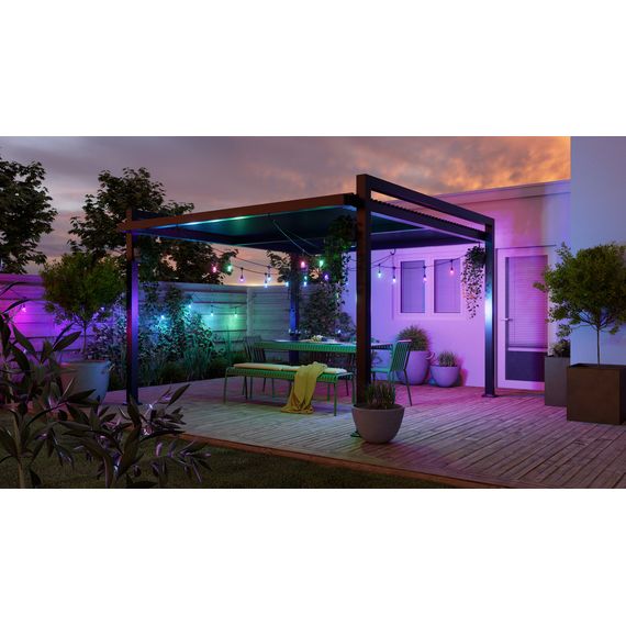 Вулична гірлянда Nanoleaf Smart Multicolor Outdoor String Lights Smarter Kit — 15 м, Matter, Homekit, зображення 8