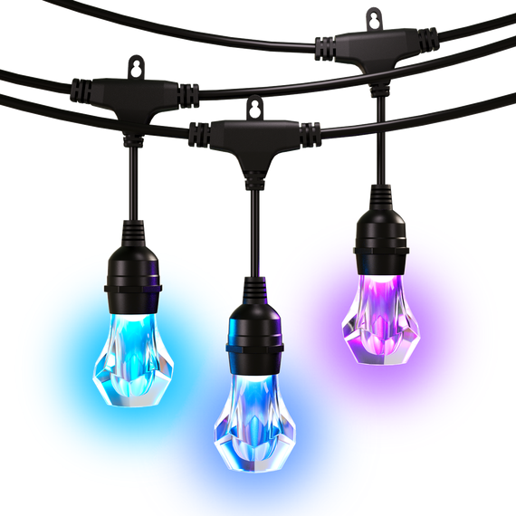 Додатковий комплект вуличної гірлянди Nanoleaf Smart Multicolor Outdoor String Lights Expansion Pack-15 м., зображення 3