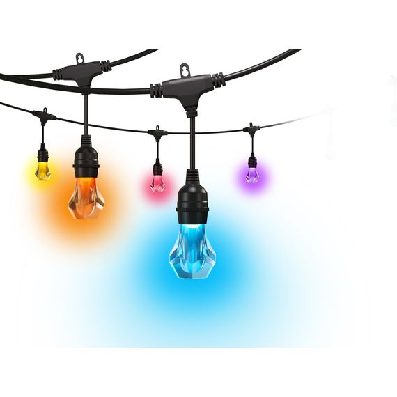Додатковий комплект вуличної гірлянди Nanoleaf Smart Multicolor Outdoor String Lights Expansion Pack-15 м., зображення 2