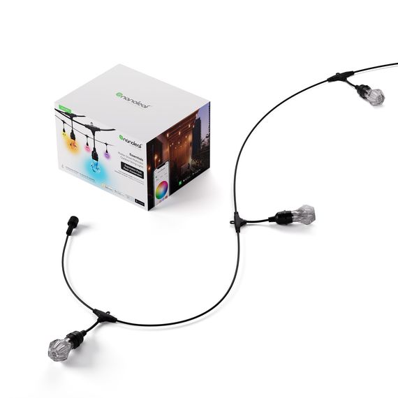 Додатковий комплект вуличної гірлянди Nanoleaf Smart Multicolor Outdoor String Lights Expansion Pack-15 м.