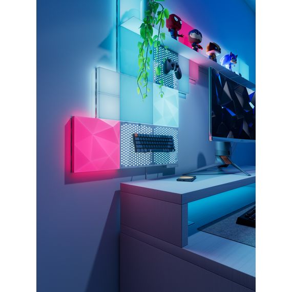 Умные световые панели Nanoleaf Blocks Combo XL с поддержкой HomeKit и Matter - 9 шт., Питание: 220В, Количество панелей: 9, Разновидность панелей: Набор, Тип набора: Основной, изображение 6