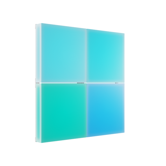 Додатковий комплект панелей Nanoleaf Blocks Small Squares Add-On Kit з підтримкою HomeKit і Matter — 4 шт., Живлення: 220В, Кількість панелей: 4, Різновид панелей: Малі квадрати (Small Squares), Тип комплекту: Додатковий