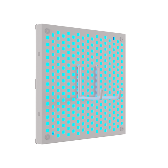 Додаткова панель Nanoleaf Blocks Light Pegboard Add-On Kit з підтримкою HomeKit і Matter — 1 шт., Живлення: 220В, Кількість панелей: 1, Різновид панелей: Панель з гачками Light Pegboard, Тип комплекту: Додатковий