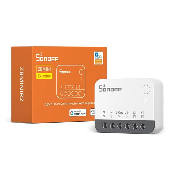 Одноканальное ZigBee смарт реле Sonoff ZBMINIR2