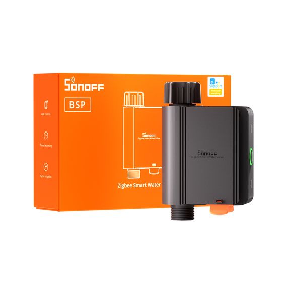 Автоматический клапан для полива Sonoff Zigbee - SWV-BSP, 3/4"