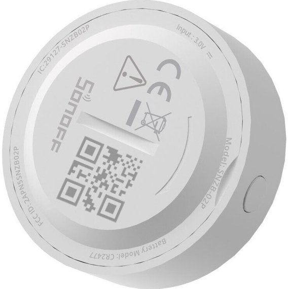 Датчик температуры и влажности Sonoff Zigbee - SNZB-02P, изображение 5
