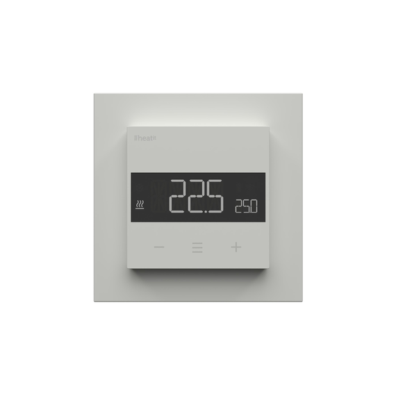 Wi-Fi термостат теплої підлоги з лічильником електроенергії Heatit WiFi6, Живлення: 220В, Колір: Белый, зображення 2