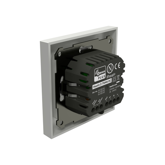 Термостат для котла Heatit Z-TRM6 DC, Z-Wave, сухий контакт, білий, зображення 7