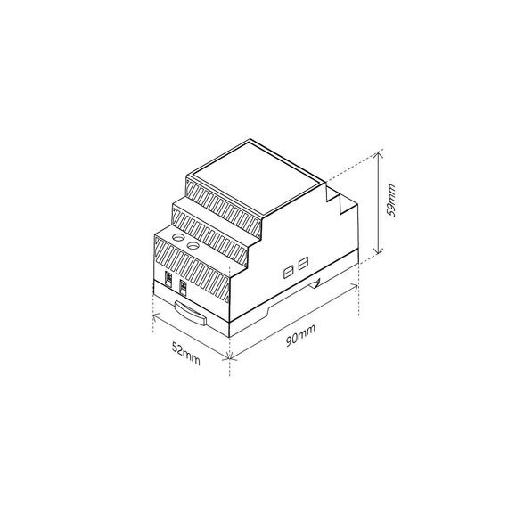 Блок питания 24В на DIN-рейку Heatit DIN Transformer 24V, 2.5А, 60Вт., изображение 10 Блок питания 24В на DIN-рейку Heatit DIN Transformer 24V, 2.5А, 60Вт., изображение 10