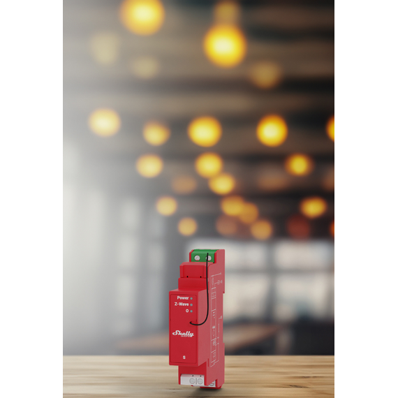 Реле на DIN-рейку 1-канальне з лічильником електроенергії Shelly Qubino Wave Pro 1PM, зображення 4