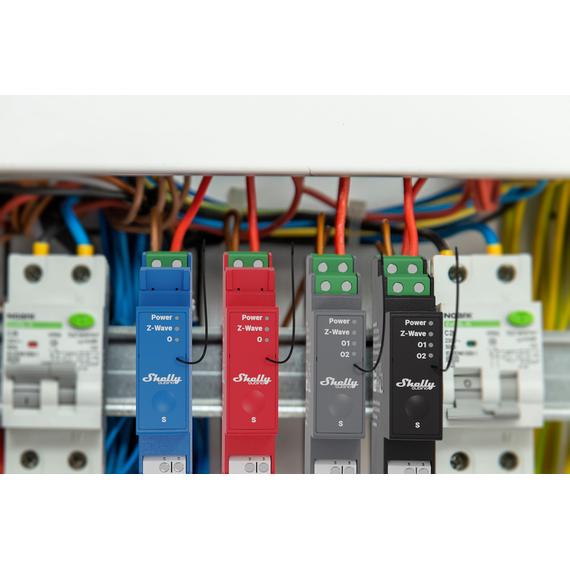 Реле на DIN-рейку 2-канальне Shelly Qubino Wave Pro 2, сухий контакт, 16 А, 3600 Вт., зображення 5