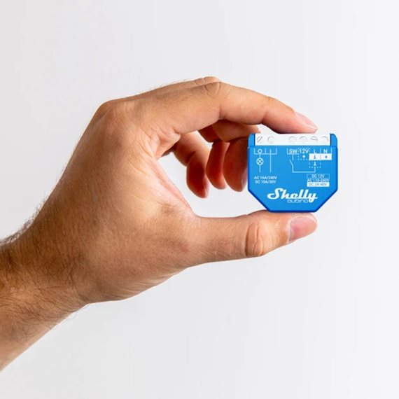 Вставне реле 1-канальне Shelly Qubino Wave 1 Relay, сухий контакт, 16 А, 3600 Вт., зображення 4