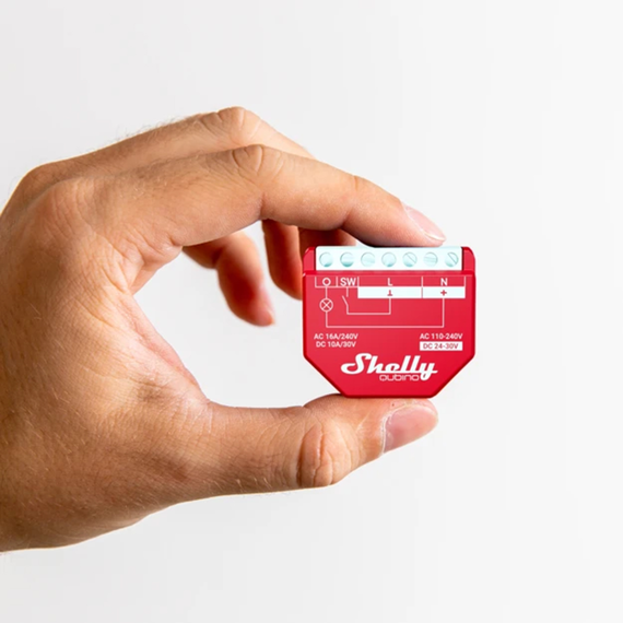 Вставное реле 1-канальное со счетчиком электроэнергии Shelly Qubino Wave 1PM Relay, 16А, 3600Вт., изображение 3