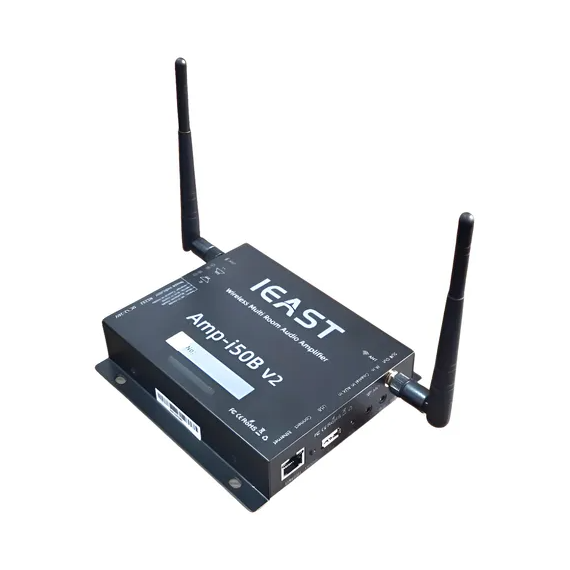 Беспроводной стерео усилитель мультирум iEast AMP-i50Bv2, 2х50Вт, Wi-Fi, Bluetooth, Airplay, c поддержкой iOS и Android, изображение 3