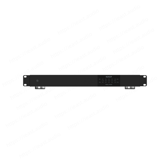 Трансляційний підсилювач потужності iEast PA3002 (2x300 Вт, 100В/70В), 2-канальний, рековий 1U, зображення 4