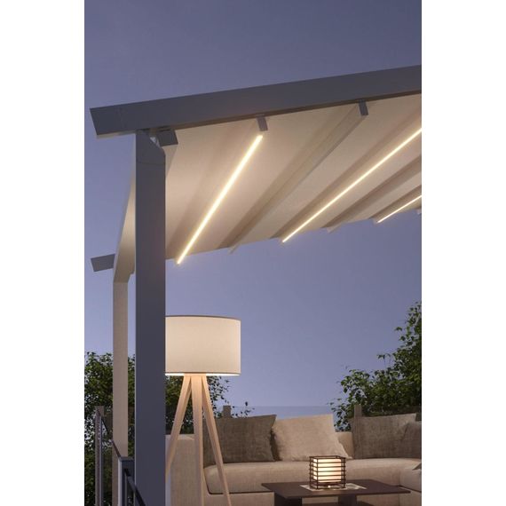 Пергола ALTO с автоматической раздвижной крышей для террасы и патио, изображение 2