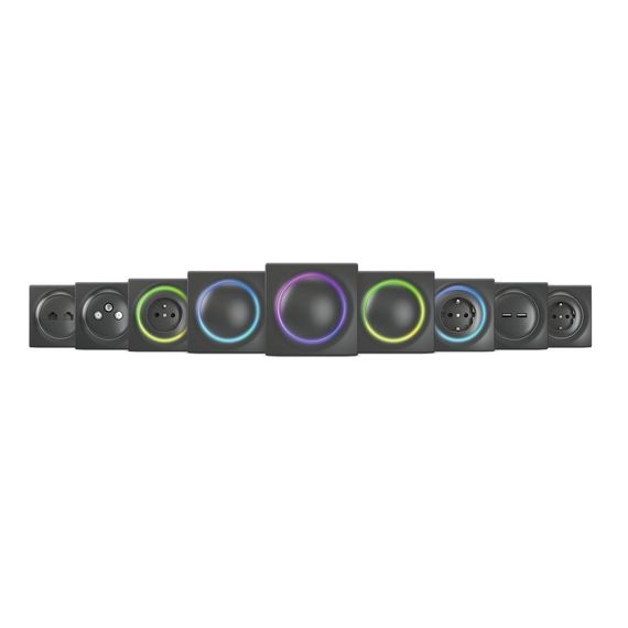 Розетка Z-Wave FIBARO Walli Outlet, черная — FGWOF-011B (Тип Е), изображение 3