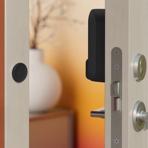 Розумний замок Yale Linus Smart Lock L2, Matter, Apple Homekit, Wi-Fi, Bluetooth, Живлення: Встроенный аккумулятор, Колір: Черный, зображення 3