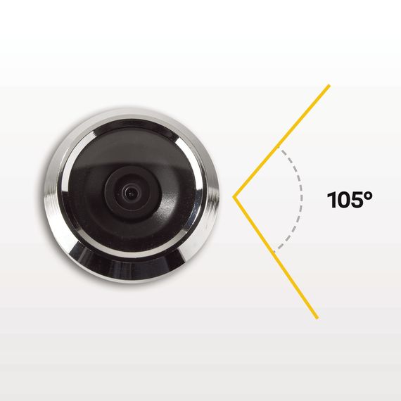 Видеоглазок для дверей Yale Digital Door Spy DDV 500, 3,2", изображение 2