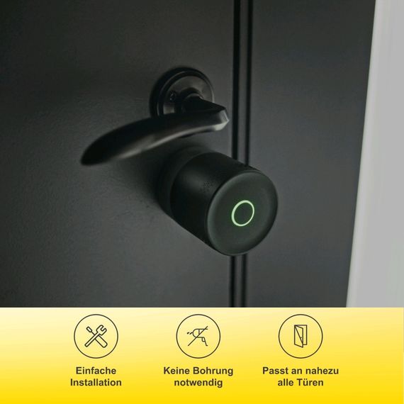 Умный замок Yale Linus Smart Lock L2 Lite Electronic Door Lock, Matter, Apple Homekit, Bluetooth, Питание: Батарейки, Цвет: Черный , изображение 5