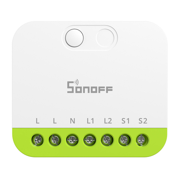 Двоканальне Zigbee смарт реле Sonoff Mini DUO, 220 В, 2x10А, зображення 3