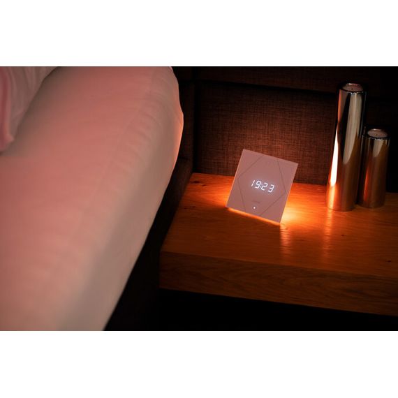 Touch Nightlight Classic Air Signal White — нічник з будильником, білий, зображення 3